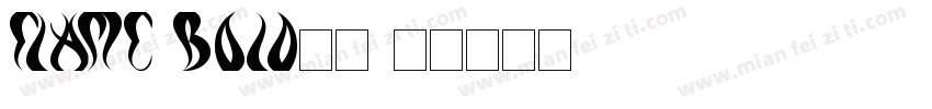 Flame Bold字体字体转换